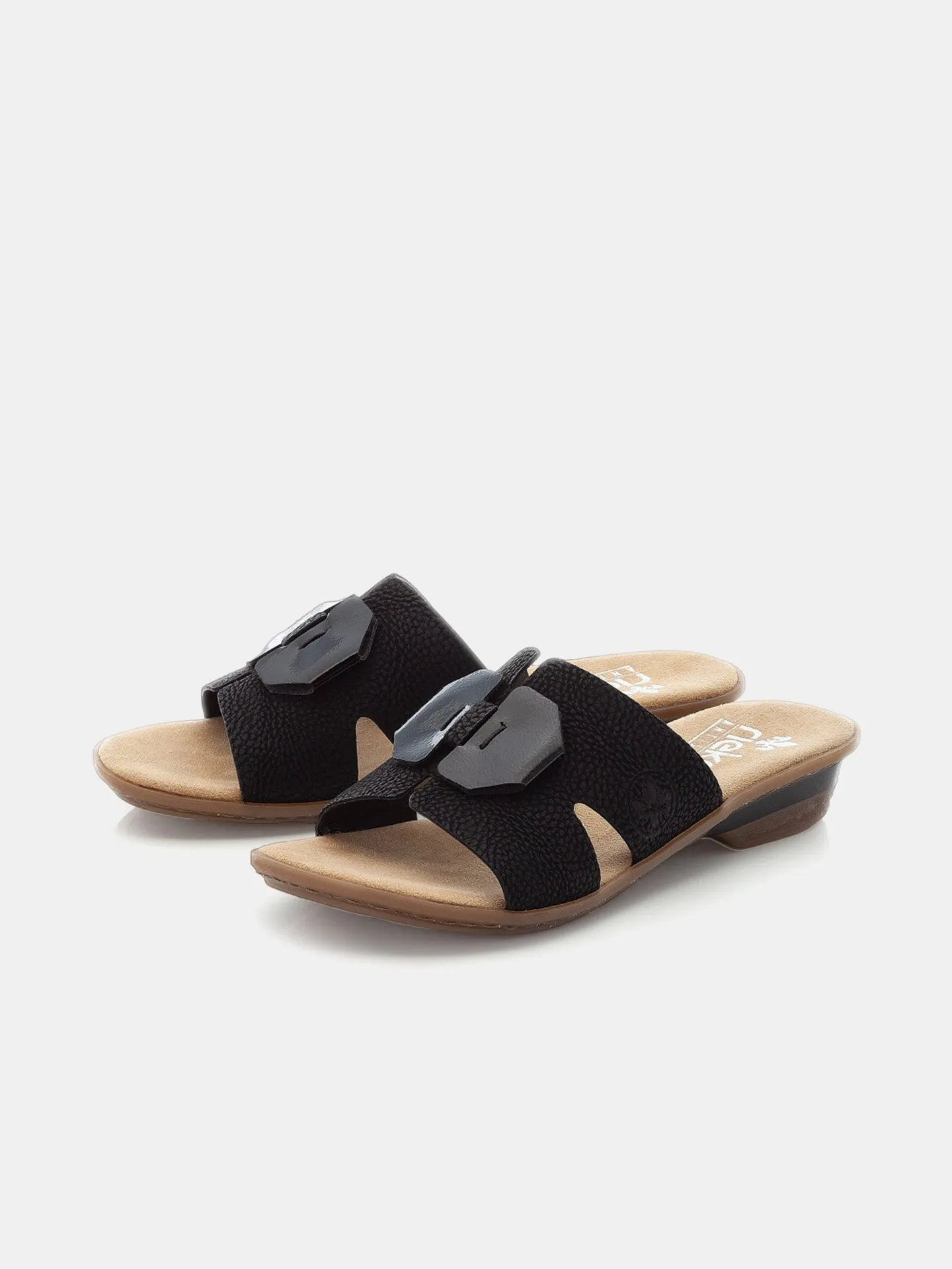 Rieker 63481-00 Women's Slider Sandals