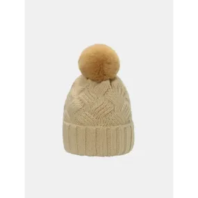 Roll Rim Cable-Knit Hat A Pinnacle of Luxury Fashion for Women