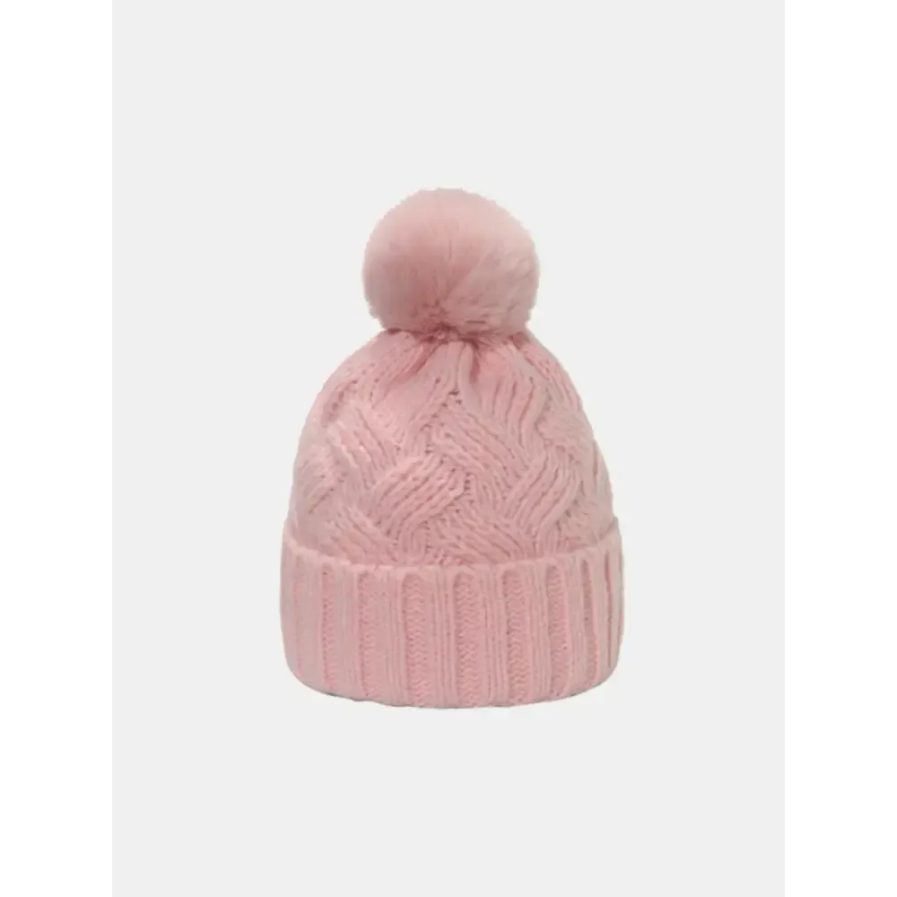 Roll Rim Cable-Knit Hat A Pinnacle of Luxury Fashion for Women