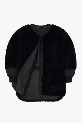 Shearling Coat - Midnight / Black