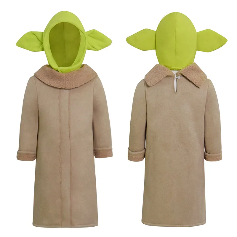 Star Wars The Mandalorian Baby Yoda Cosplay Costume Kids Halloween Party Suit