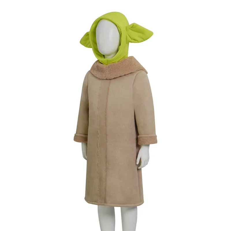 Star Wars The Mandalorian Baby Yoda Cosplay Costume Kids Halloween Party Suit