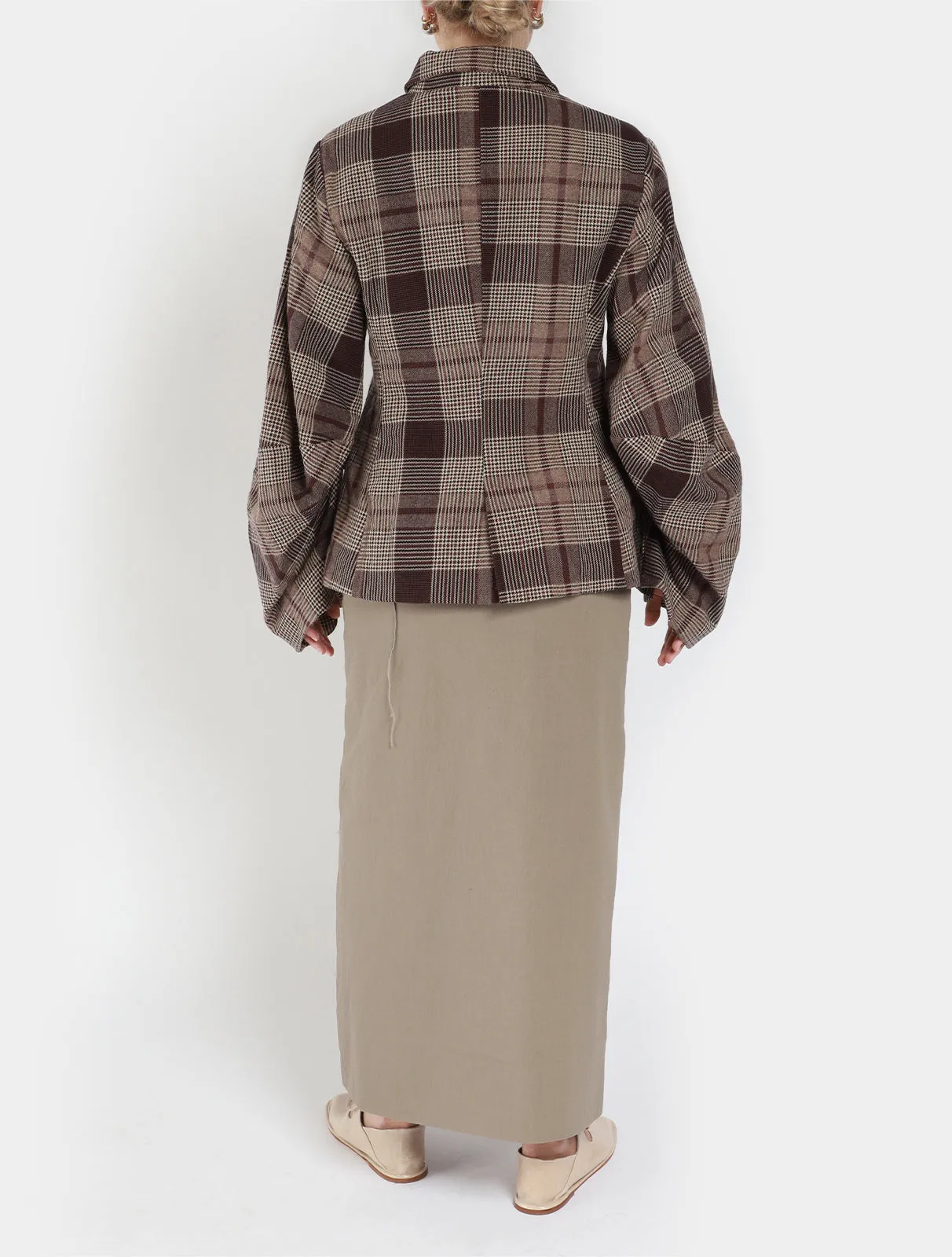 Stretch Pencil Overlock Skirt