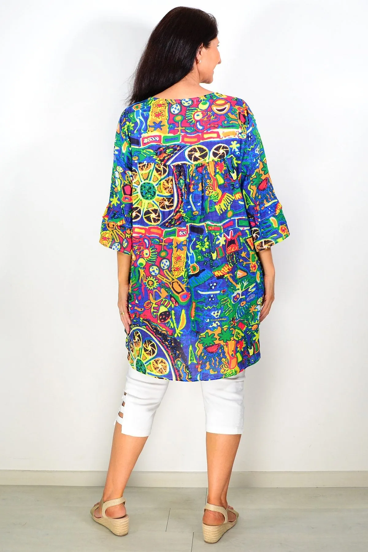 Summer Fun Ladies Tunic Top