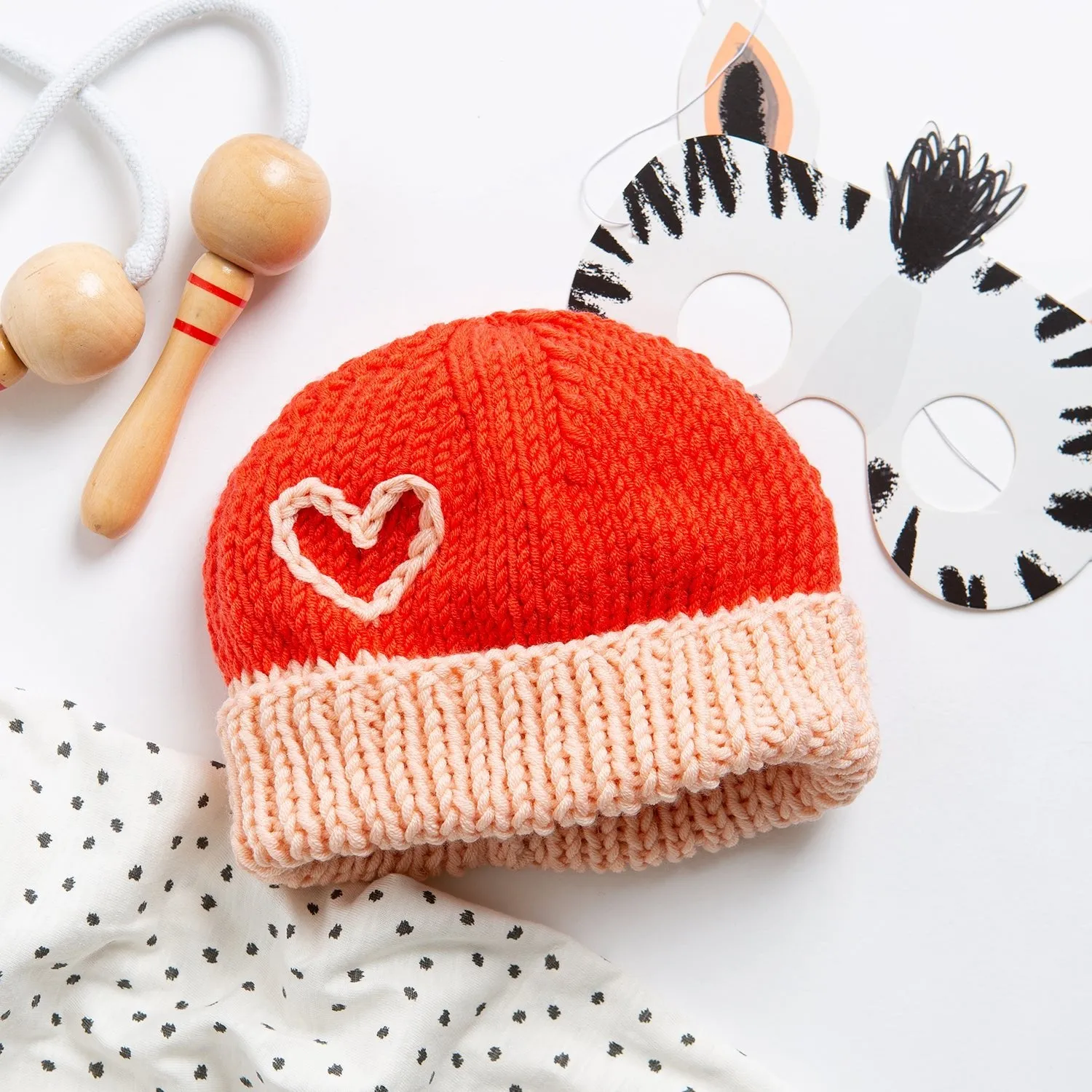 Toddler Hat Knitting Kit