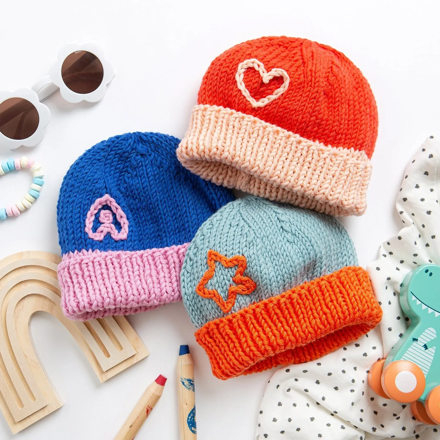 Toddler Hat Knitting Kit