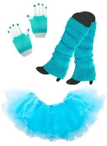 Tutu Set Neon Blue