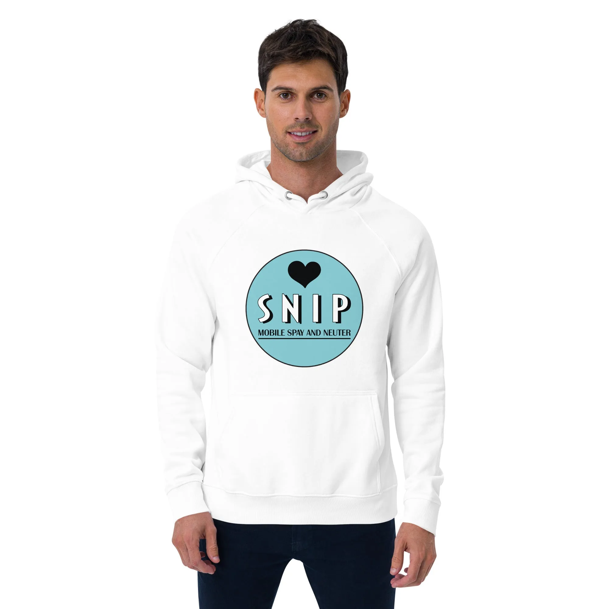 Unisex eco raglan hoodie