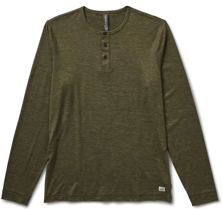 Vuori Men's Long Sleeve Ease Performance Henley